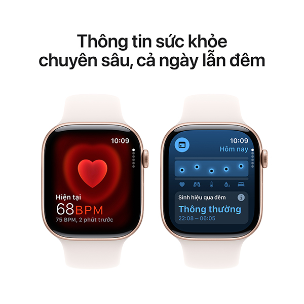 Apple Watch S10 GPS 42mm Viền Nhôm Dây Cao Su - Chính hãng VN A-AW S10 NHOM CAO SU 42-5