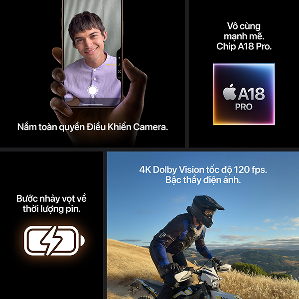 iPhone 16 Pro 128GB - Chính hãng VN A-MYNE3VN A-8