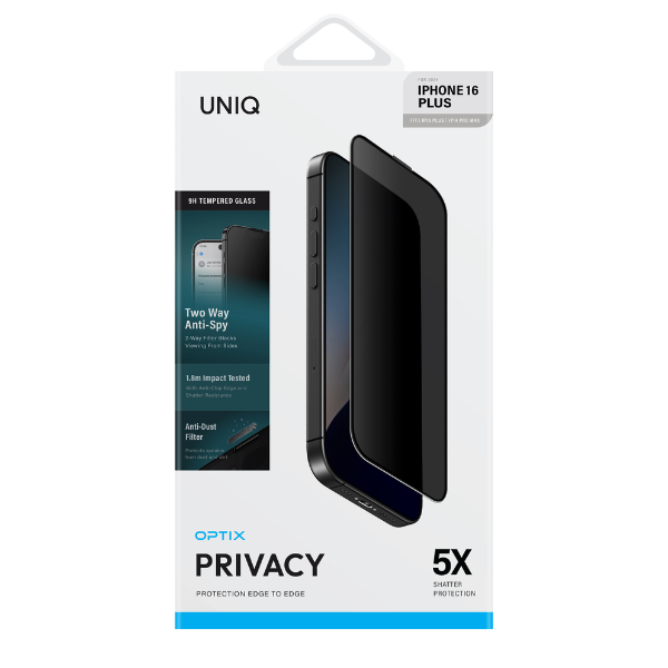 Cường lực chống nhìn trộm iPhone 16 Plus 15 Plus UNIQ Optix-UNIQ-IP6.7(2024)-PRIVACY-3