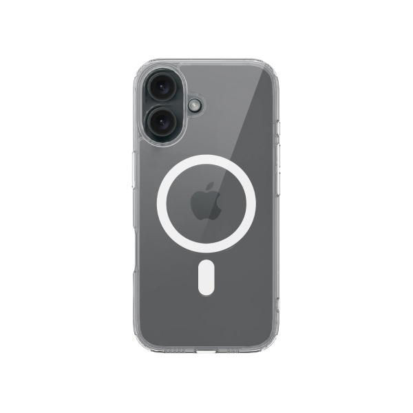 Ốp lưng Magsafe iPhone 16 Mipow Tempered Transparent Clear-MGC16A-CR-2