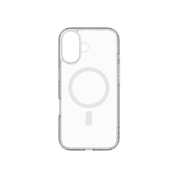 Ốp lưng Magsafe iPhone 16 Mipow Tempered Transparent Clear-MGC16A-CR-3