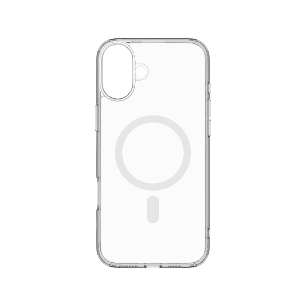 Ốp lưng Magsafe iPhone 16 Plus Mipow Tempered Transparent Clear-MGC16C-CR-3