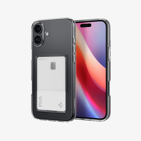 Ốp lưng iPhone 16 Plus Spigen Crystal Slot Crystal Clear-ACS08083-2