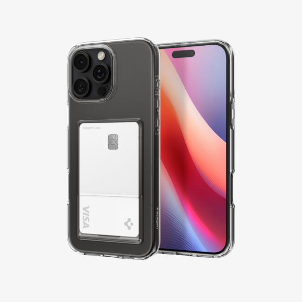 Ốp lưng iPhone 16 Pro Spigen Crystal Slot Crystal Clear-ACS08144-2