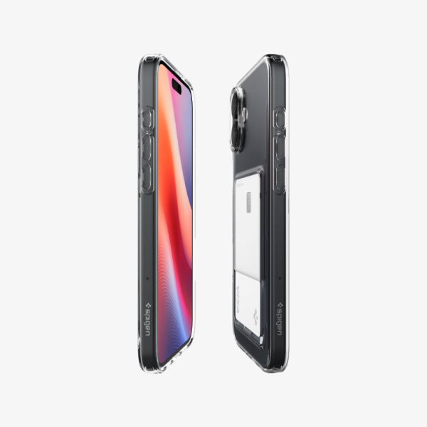 Ốp lưng iPhone 16 Spigen Crystal Slot Crystal Clear-ACS08213-3