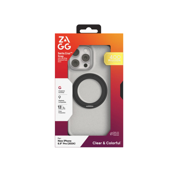 Ốp lưng Magsafe iPhone 16 Pro Max ZAGG Santa Cruz RKS-702316336-16