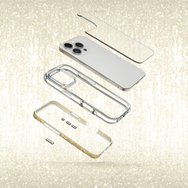 Ốp lưng Magsafe iPhone 16 Pro Max LAUT Aero Sparkle-L_IP24D_AS_GD-7