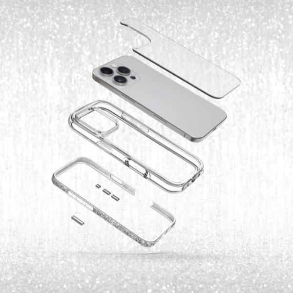 Ốp lưng Magsafe iPhone 16 Pro LAUT Aero Sparkle-L_IP24B_AS_SL-6