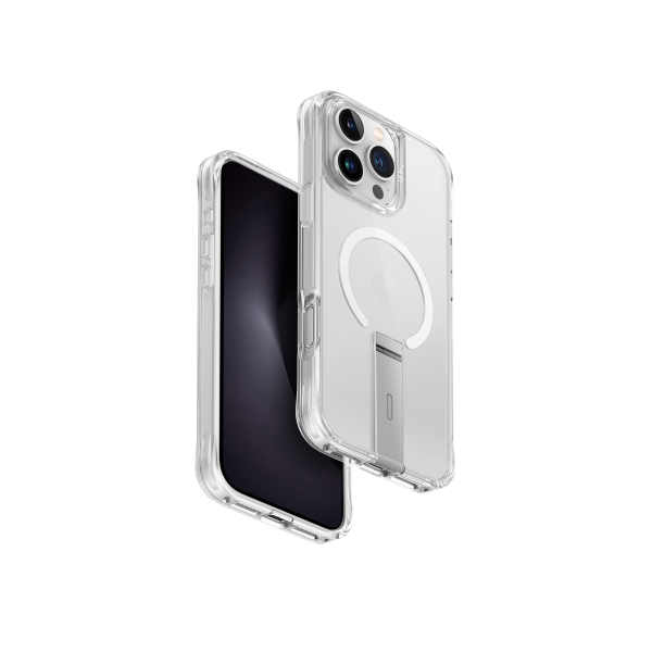 Ốp lưng Magsafe iPhone 16 Pro UNIQ Eleva With Vertical Stand-UNIQ-IP6.3P(2024)-ELEVAMCLR-3