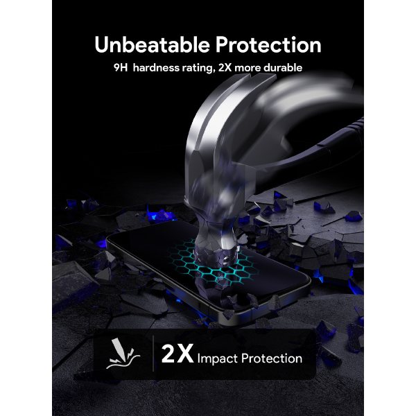 Cường lực chống ánh sáng xanh iPhone 16 Pro Max Aukey OptiGlow SP-HY20-SP-HY20D-8