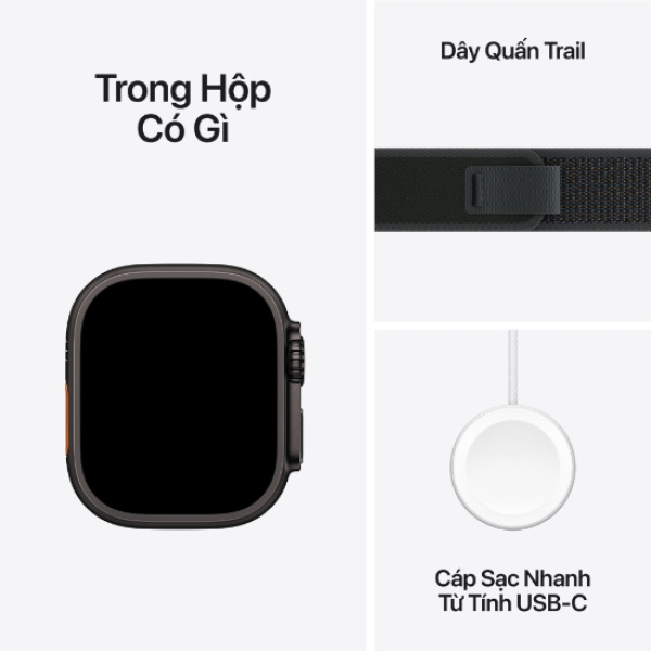 Apple Watch Ultra 2 (2024) LTE 49mm Viền Titanium Dây Trail Loop-APPLE-WATCH-ULTRA-2024-49-6