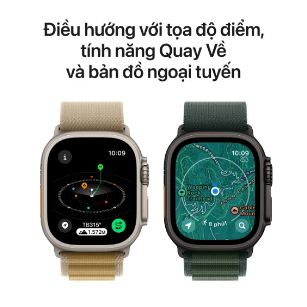 Apple Watch Ultra 2 (2024) LTE 49mm Viền Titanium Dây Alpine Loop-ULTRA 2 2024 LTE 49MM ALPINE-5