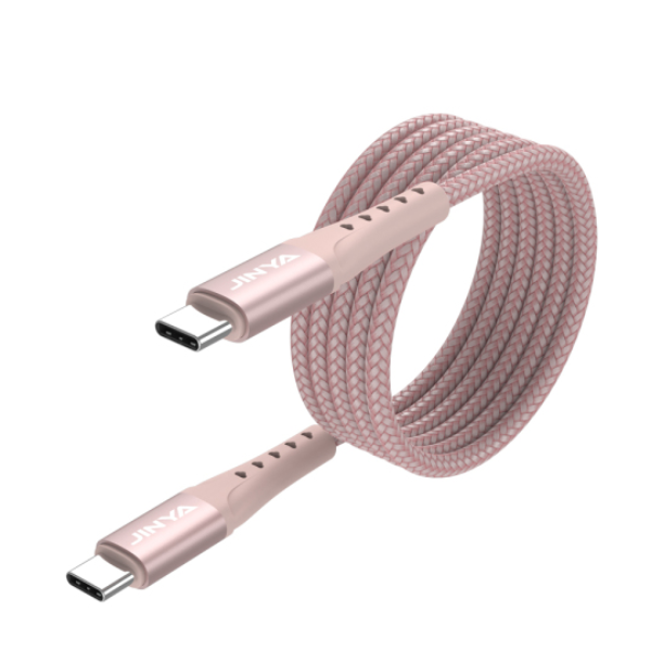 Cáp Type-C to Type-C Jinya Bọc Dù 1.8m-JA5035-3