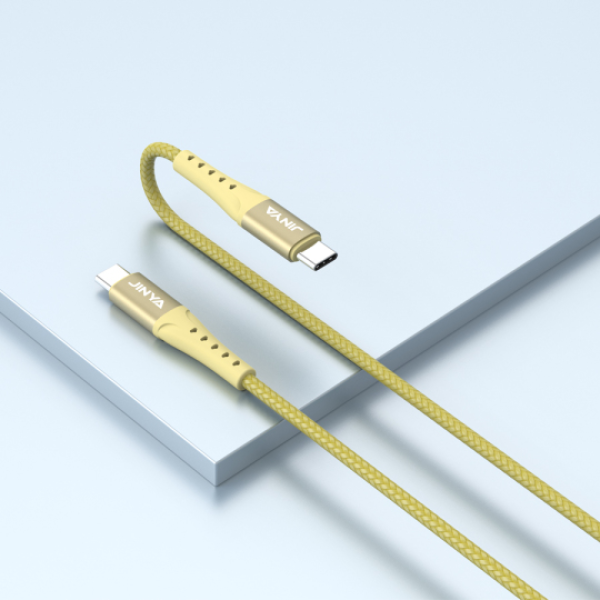 Cáp Type-C to Type-C Jinya Bọc Dù 1.8m-JA5035-4