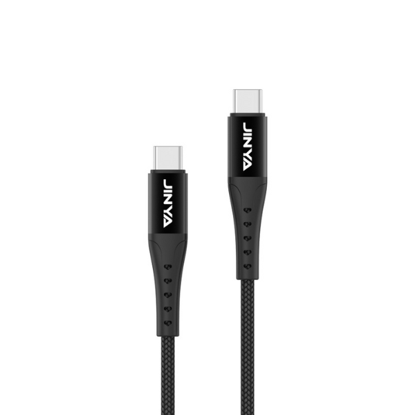 Cáp Type-C to Type-C Jinya Bọc Dù 1.8m-JA5035-7