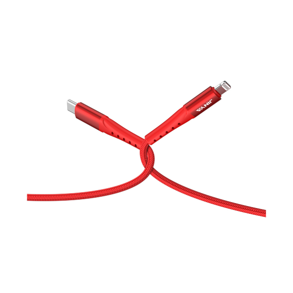 Cáp Type-C to Lightning Jinya Bọc Dù 1m-JA5022-3