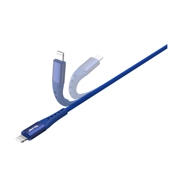 Cáp Type-C to Lightning Jinya Bọc Dù 1m-JA5022-4