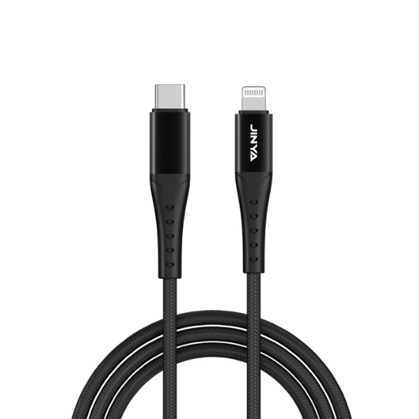 Cáp Type-C to Lightning Jinya Bọc Dù 1.8m-JA5021-7