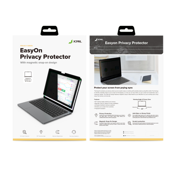 Dán màn hình chống nhìn trộm MacBook Air 13 inch M1 (2018 2020) JCPAL EasyOn Magnetic-JCP2451-7
