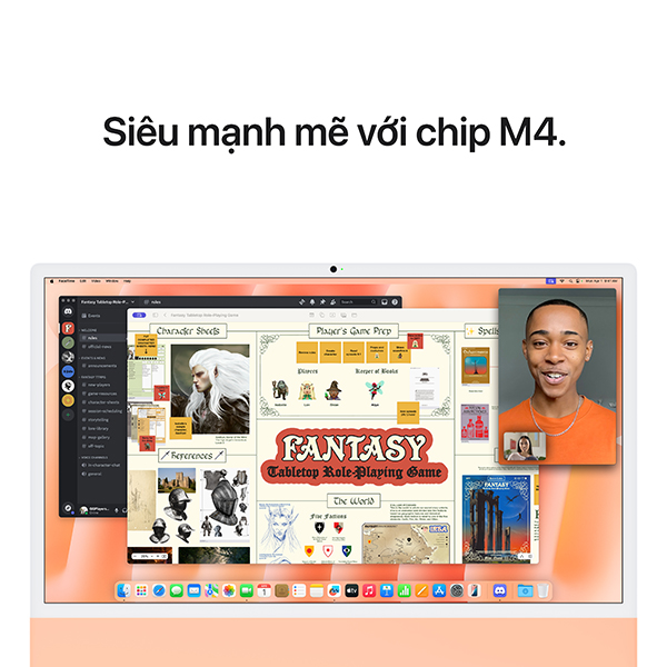 iMac M4 2024 24 inch 8CPU 8GPU 16GB 256GB SSD | Chính hãng Apple-IMAC8816GB256GB-6