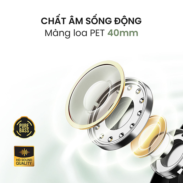 Tai nghe không dây chống ồn chủ động ANC Alpha Works FLEX 680-TN AW-FLEX 680-5