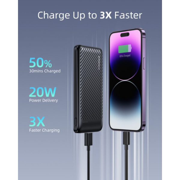 Pin sạc dự phòng Innostyle PowerSmart 10.000 mAh 20W IP20G2-IP20G2BLK-7