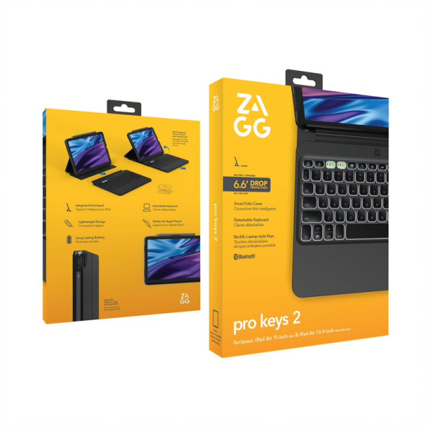 Ốp lưng kèm bàn phím iPad Air 11 inch (Air 7 6 5 4) Pro 11 inch ZAGG Pro Keys 2-103414639-13