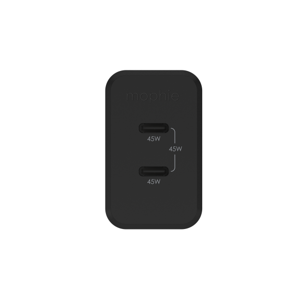 Cốc sạc nhanh 2 cổng Mophie Essentials PD 45W GaN-409912231-7