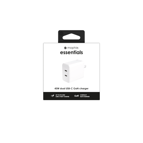 Cốc sạc nhanh 2 cổng Mophie Essentials PD 45W GaN-409912231-13