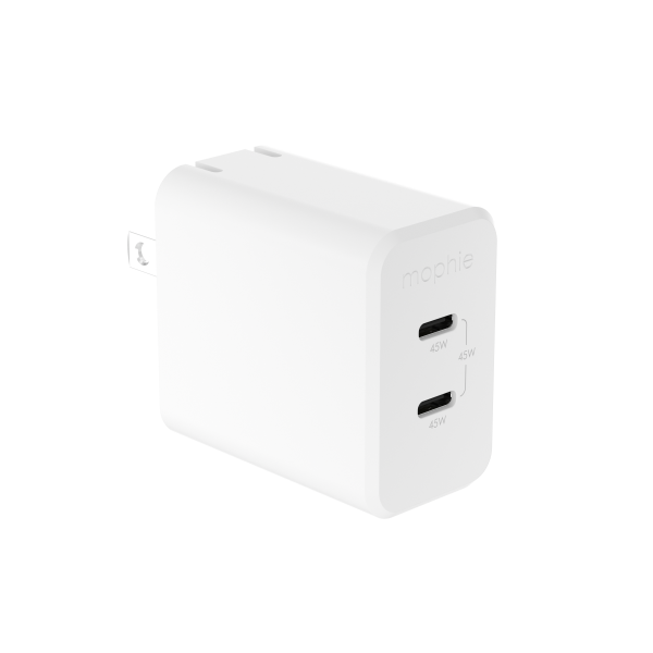 Cốc sạc nhanh 2 cổng Mophie Essentials PD 45W GaN-409912231-3