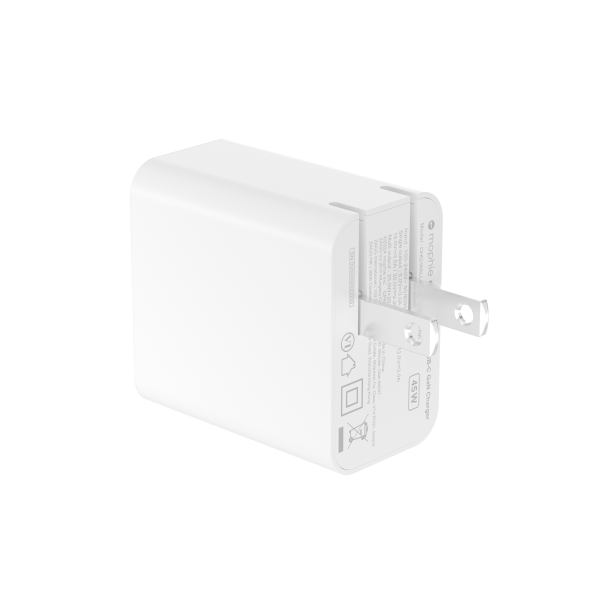 Cốc sạc nhanh 2 cổng Mophie Essentials PD 45W GaN-409912231-2
