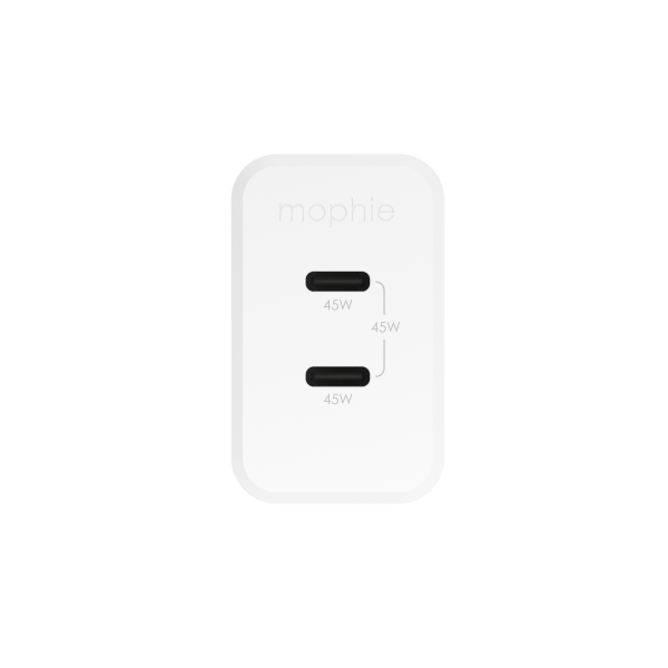 Cốc sạc nhanh 2 cổng Mophie Essentials PD 45W GaN-409912231-5
