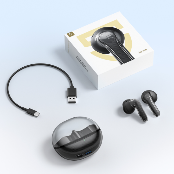 Tai nghe Bluetooth SoundPEATS Clear-Pods-SPCLEARPODSBK-4
