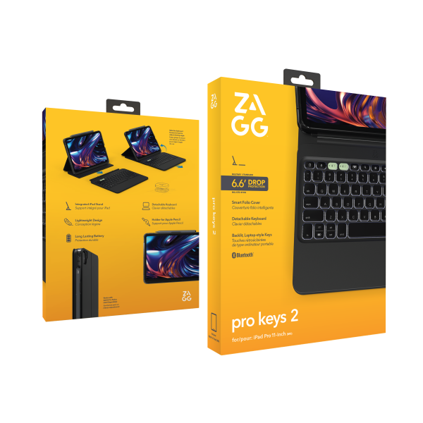 Ốp lưng kèm bàn phím iPad Pro 11 inch 2024 ZAGG Pro Keys 2-103414663-9