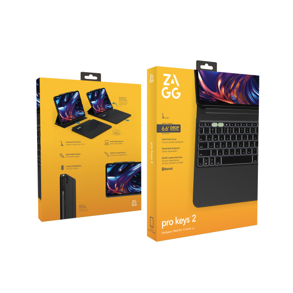 Ốp lưng kèm bàn phím iPad Pro 13 inch 2024 ZAGG Pro Keys 2-103414675-9