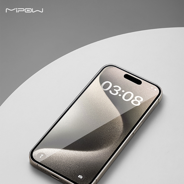 Cường lực iPhone 16 Pro Max Mipow Kingbull Ultra Clear (không viền)-BJ604-CR-6