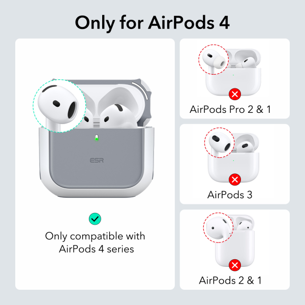 Ốp dẻo AirPods 4 ESR Orbit Hybrid (HaloLock)-4894240228920-2