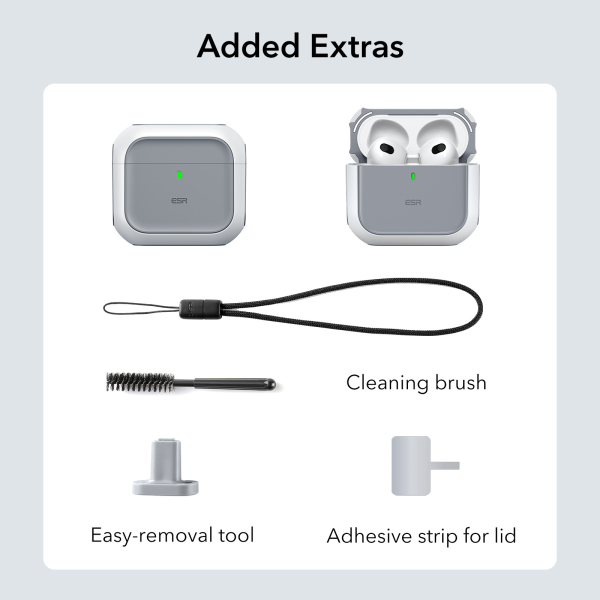 Ốp dẻo AirPods 4 ESR Orbit Hybrid (HaloLock)-4894240228920-9