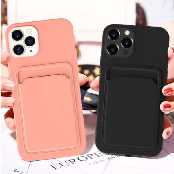 Ốp lưng iPhone 15 Pro Max Mipow Card Bag TPU Leather-MC15A04-BK-3