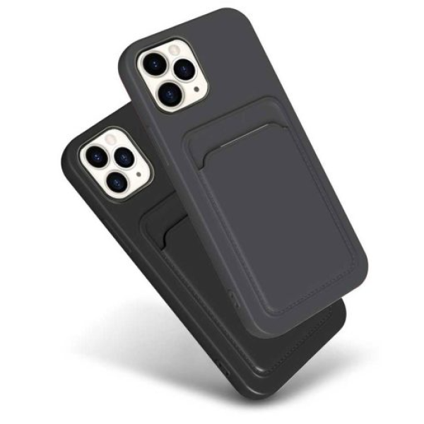 Ốp lưng iPhone 15 Pro Max Mipow Card Bag TPU Leather-MC15A04-BK-5