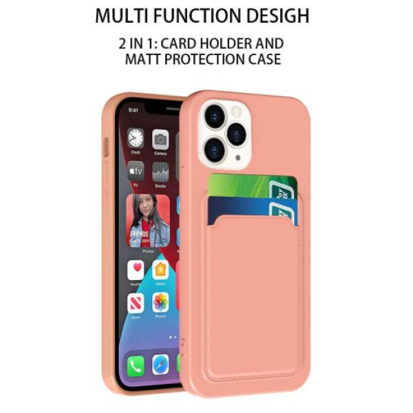 Ốp lưng iPhone 15 Pro Max Mipow Card Bag TPU Leather-MC15A04-BK-10