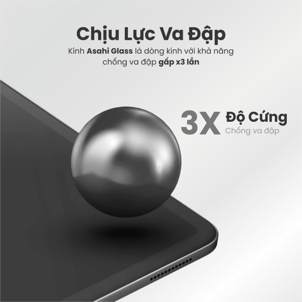 Cường lực iPad (A16) Gen 10 2022 Dekey Master Glass Premium-CLIPAD10922-4
