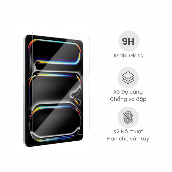 Cường lực iPad (A16) Gen 10 2022 Dekey Master Glass Premium-CLIPAD10922-5
