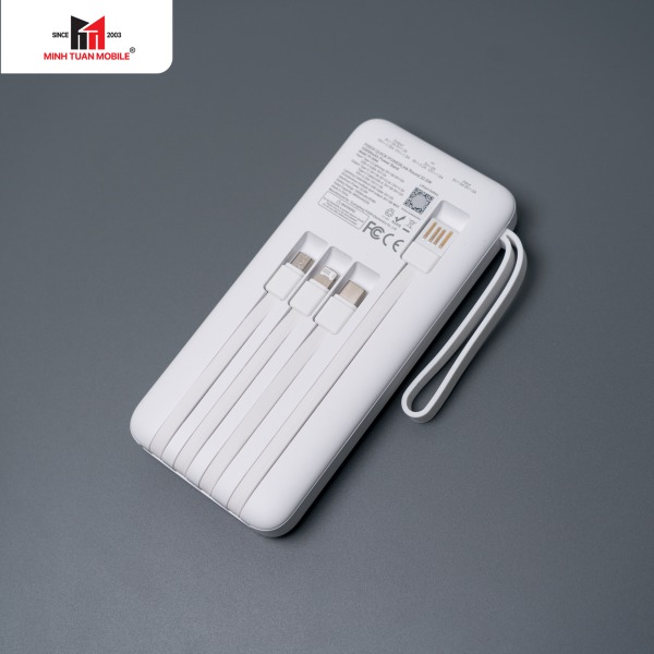 Pin sạc dự phòng Pisen 10.000 mAh 22.5W Quick PowerLink Round-TP-D099-13