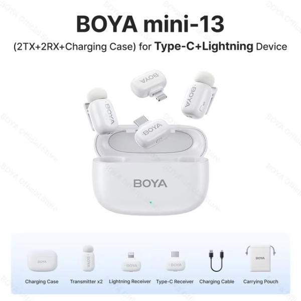 Micro không dây Boya Mini 13 (Case)-BOYA MINI-13-6