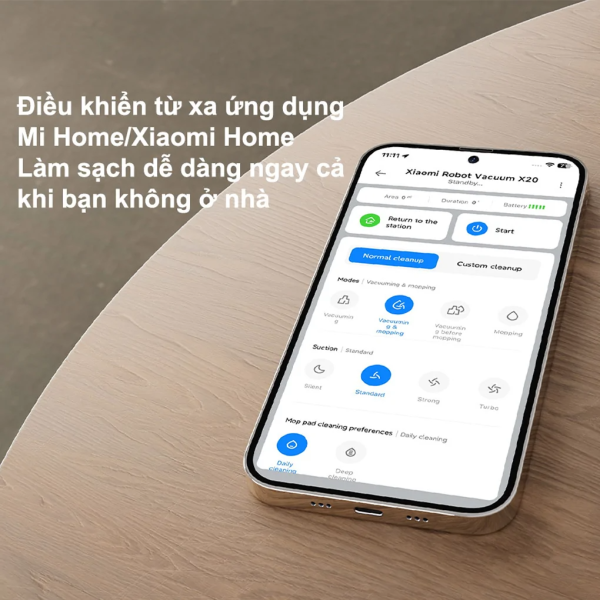 Robot hút bụi lau nhà Xiaomi Vacuum X20-BHR7955US-16