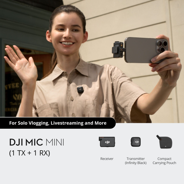 Micro thu âm DJI Mic mini (2 Transmitter)-DJIMICMINI2T-21