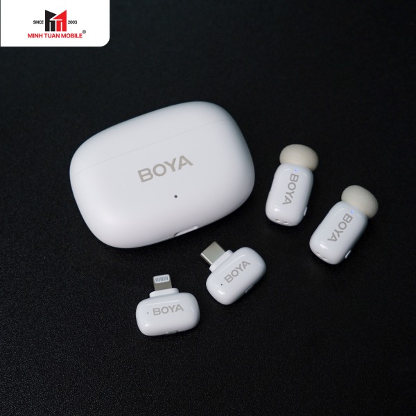 Micro không dây Boya Mini 13 (Case)-BOYA MINI-13-14