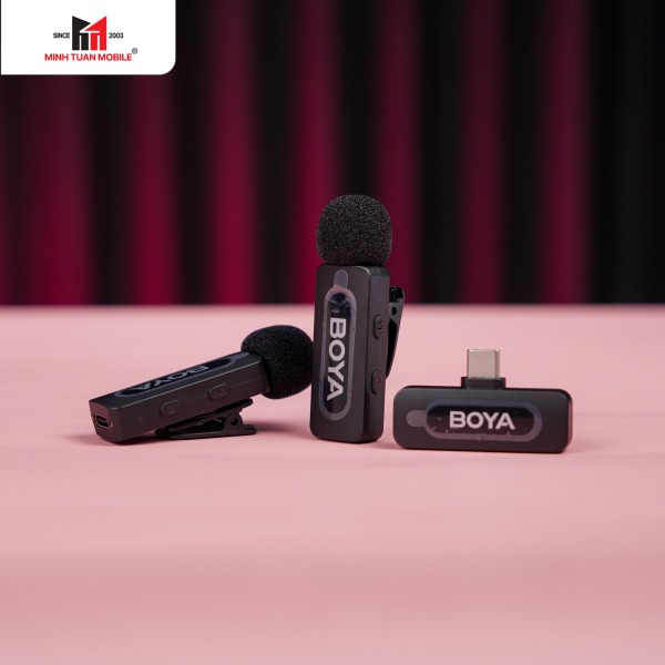 Micro không dây Boya kết nối qua cổng Type-C (Dual) BY-V20-BY-V20 V2.0-4