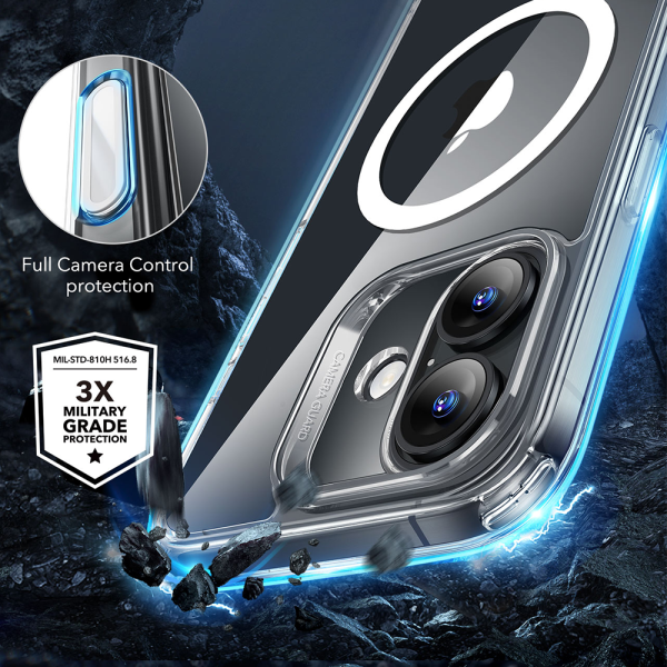 Ốp lưng Magsafe iPhone 16 Plus ESR Classic Hybrid HaloLock (Camera Control)-4894240255636-4